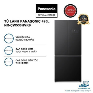 Tủ lạnh Panasonic Inverter 495 lít NR-CW530HVK9