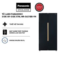 Tủ lạnh Panasonic Kháng Khuẩn Side-by-Side 570L NR-S621BB-VN – Miễn phí vận chuyển – Bảo hành 1 năm – Hàng chính hãng