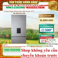 Tủ lạnh Panasonic Ngăn đông mềm diệt khuẩn 377L NR-BX421GUS9 - Mặt thép - BH 2 năm new