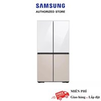 Tủ lạnh Samsung Bespoke 4 Cửa với Beverage Center™ Trắng/Be, 648L RF59CB66F8S/SV