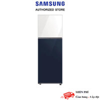 Tủ Lạnh Samsung Bespoke Ngăn Đông Trên Trắng Thạch Anh/Xanh Navy, 305L RT31CB56248ASV