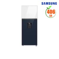 Tủ lạnh Samsung Bespoke inverter RT42CB6784C3SV 406L ( làm đá tự động, lấy nước ngoài, mặt nhám trắng và than chì)
