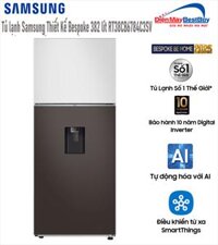 Tủ lạnh Samsung Bespoke Inverter 382 lít RT38CB6784C3SV MODEL MỚI 2023