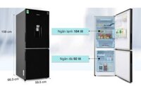 Tủ lạnh Samsung Inverter 276 lít RB27N4170BU/SV ngăn đá dưới