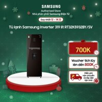Tủ lạnh Samsung Inverter 319 lít RT32K5932BY/SV Mới 2020, Dàn lạnh hoạt động độc lập Ngăn đá lớn Lấy nước bên ngoài