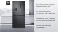 Tủ lạnh Samsung Inverter 488 lít RF48A4010B4/SV Giá Rẻ Nhất