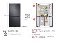 Tủ Lạnh Samsung RF48A4000B4/SV