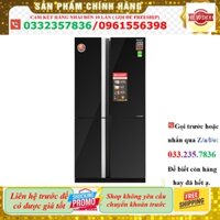 Tủ lạnh Sharp 4 cánh màu gương đen SJ-FX688VG-BK /