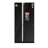Tủ lạnh Sharp 678 lít 4 cánh SJ-FX688VG-BK Đen