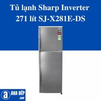 Tủ lạnh Sharp Inverter  271 lít SJ-X281E-DS