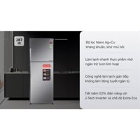 Tủ lạnh Sharp Inverter 287 lít SJ-X316E-SL (màu Bạc Inox) - Thái Lan