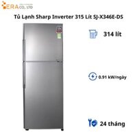 Tủ Lạnh Sharp Inverter 314 Lít SJ-X316E-SL