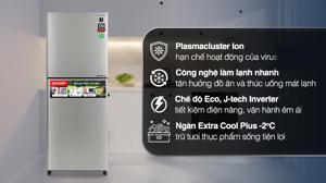 Tủ lạnh Sharp Inverter 352 lít SJ-XP352AE