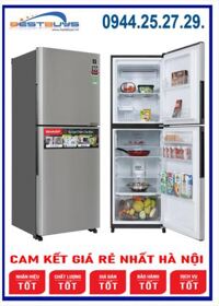 Tủ lạnh Sharp Inverter 330 lít SJ-XP352AE-SL MỚI 2023