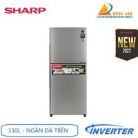 Tủ lạnh Sharp Inverter 330 lít SJ-XP352AE-SL