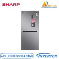 Tủ lạnh Sharp Inverter 473 lít SJ-FXP480V-SL