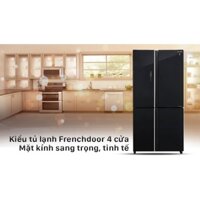 Tủ lạnh Sharp Inverter 525L 4 cửa SJ-FXP600VG-BK