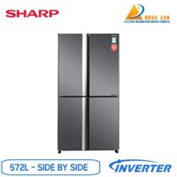 Tủ Lạnh Sharp Inverter 572 Lít SJ-FX640V-SL