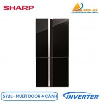 Tủ lạnh Sharp Inverter 575 lít SJ-FXP640VG-BK