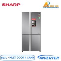 Tủ lạnh Sharp Inverter 607 lít SJ-FXPI689V-RS