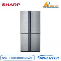 Tủ lạnh Sharp Inverter 626 lít SJ-FX630V-ST