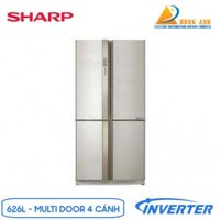 Tủ lạnh Sharp Inverter 626 Lít SJ-FX630V-BE