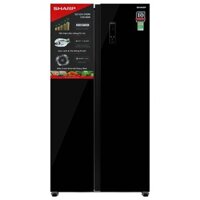 Tủ lạnh Sharp Inverter Side de By Side 442 lít  SJ-SBX440VG-BK