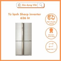 Tủ lạnh Sharp Inverter Thương hiệu Viki  626 lít ,tủ lạnh 4 cửa tinh tế và hiện đại