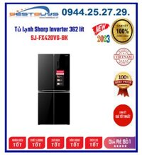 Tủ lạnh Sharp SJ-FX420BG-BK Inverter 362 lít