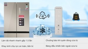 Tủ lạnh Sharp Inverter 401 lít SJ-FXP480VG