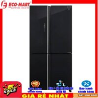Tủ lạnh Sharp SJ-FXP600VG-BK Inverter 525 Lít 4 cửa mặt gương soi  (LH Shop để Giao+lắp đặt miễn phí tại Hà Nội