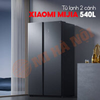 Tủ lạnh Side by Side Xiaomi Mijia 540L – Mặt đá pha lê, thiết kế âm tủ