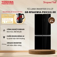 Tủ lạnh Thông Minh Toshiba Inverter 515 lít GR-RF665WIA-PGV(22)-XK - Quản Lý Thực Phẩm, Giám Sát Độ Tươi Mọi Lúc
