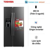 Tủ lạnh Toshiba Inverter 493 Lít GR-RS637WE-PMV(06)