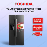 Tủ lạnh Toshiba Inverter 493 Lít Side By Side GR-RS637WE-PMV(06) mới 100% giá rẻ - Hàng chính hãng