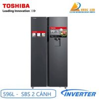 Tủ lạnh Toshiba Inverter 596 lít Side By Side GR-RS775WI-PMV(06)-MG