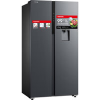 Tủ Lạnh Toshiba Inverter Side By Side 596 lít GR-RS775WI-PMV(06)-MG