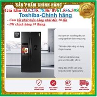 Tủ Lạnh Toshiba Inverter GR-RS682WE-PMV(06)-MG Side By Side 513 Lít  Chính hãng BH:24 tháng tại nhà toàn quốc  - Mới Đậ