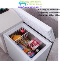 Tủ lạnh với công nghệ 5 cấp độ cấp đông tiện lợi, Tủ lạnh đông trữ sữa ,thực phẩm làm đá siêu nhanh