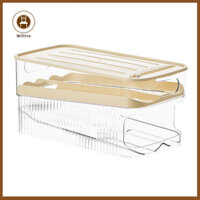 Tủ Lạnh Wilitto Giá Trứng Hộp Bảo Quản Trứng Dung Tích Lớn Hộp Bảo Quản Hộp Đựng Trứng Hai Tầng Bpa Giá Cuộn Tự Động Miễn Phí Cho Tủ Lạnh Cấp Thực Phẩm Chất Lượng Đông Nam Yêu Thích