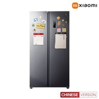 Tủ Lạnh Xiaomi Mijia Side By Side 620L 2026 Đen Vân Đá Làm Lạnh Kép