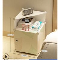 TỦ LẮP GHÉP ĐẦU GIƯỜNG ĐỂ VẬT DỤNG MỸ PHẨM DỄ THƯƠNG