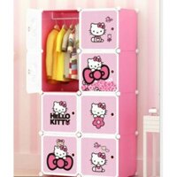 TỦ LẮP GHÉP HELLO KITTY 8 NGĂN