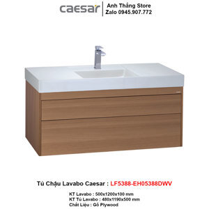 Tủ lavabo Caesar LF5388+EH05388DWV