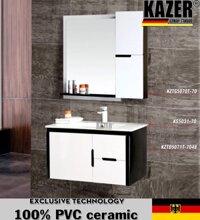 Tủ lavabo KAZER KZTD5071 - 2 phiên bản - Nhựa 100% nhập khẩu THANH LÝ