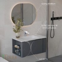 Tủ Lavabo Nhựa PVC Sơn S8 TTCERA TLVB150 ( Màu Xám - Màu Xanh - Màu Trắng )
