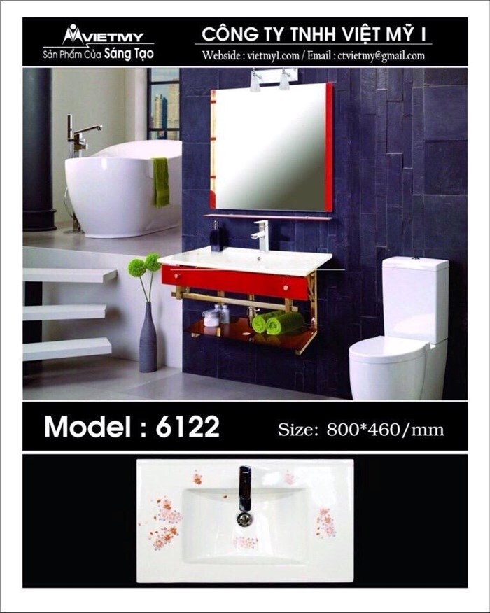 Tủ lavabo Việt Mỹ 6122