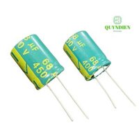 Tụ lọc nguồn 68uf  400v  tụ máy lạnh tụ điều hoà tụ mạch điện (18x25mm)