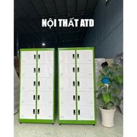 Tủ locker 10 ngăn 8 ngăn 6 ngăn có khóa giá rẻ- tủ hồ sơ sắt nhiều ngăn đựng đồ cho công ty văn phòng