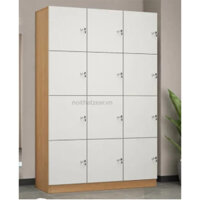 TỦ LOCKER 12 NGĂN , CHẤT LIỆU MDF LÕI XANH CHỐNG ẨM PHỦ MELAMIN